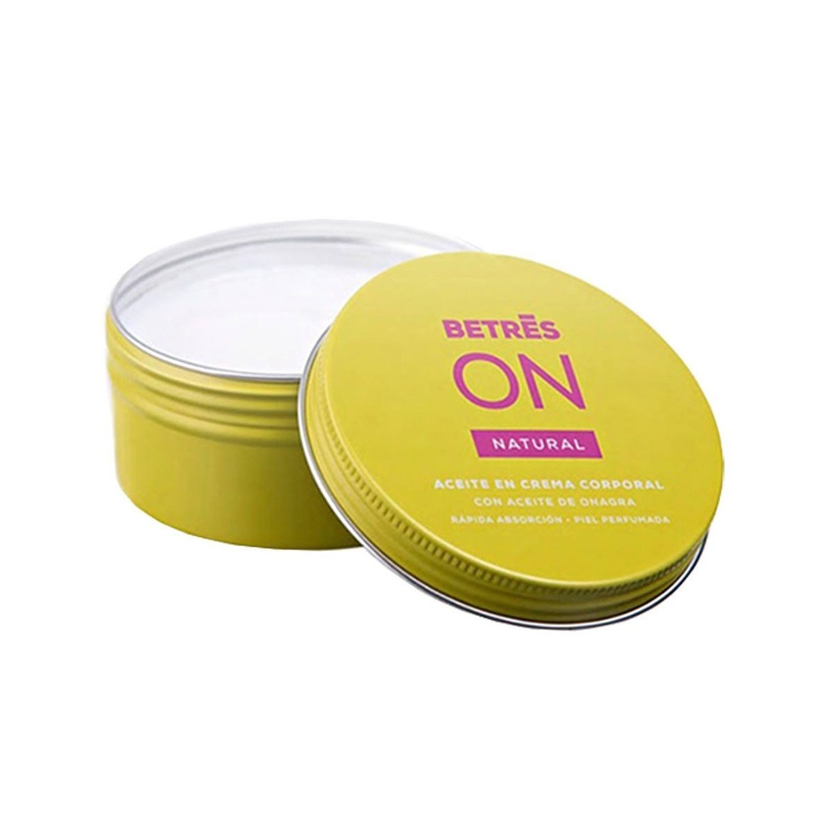 betres on aceite en crema corporal natural 230 ml