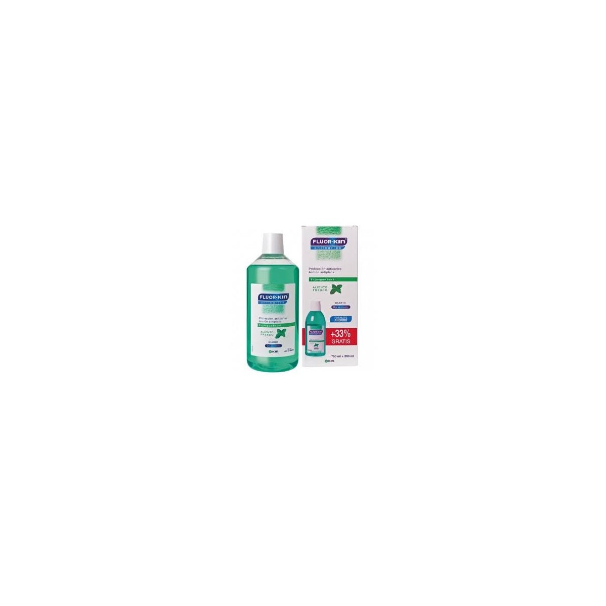 fluor kin enjuague anticaries 750250 ml