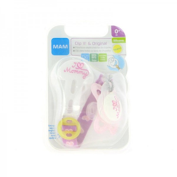 mam original chupete silicona 0 6 m con cadenita