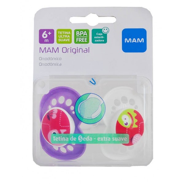 chupete mam original 6 silicona