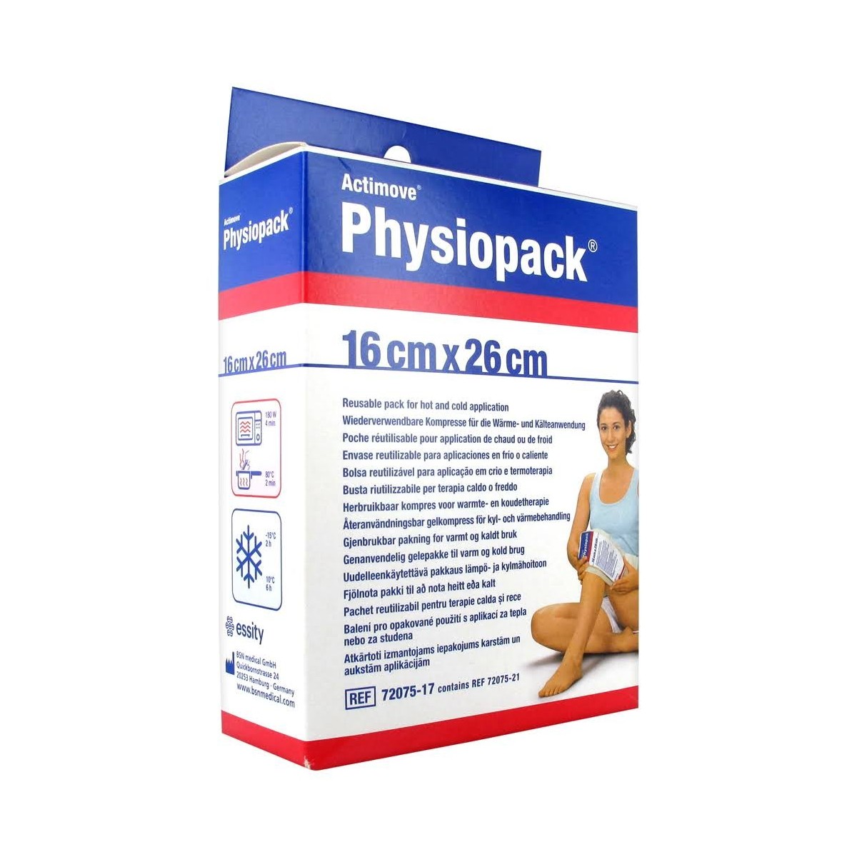 physiopack bolsa frio calor 16cm x 26cm