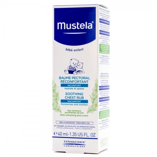 mustela balsamo pectoral reconfortante 40 ml