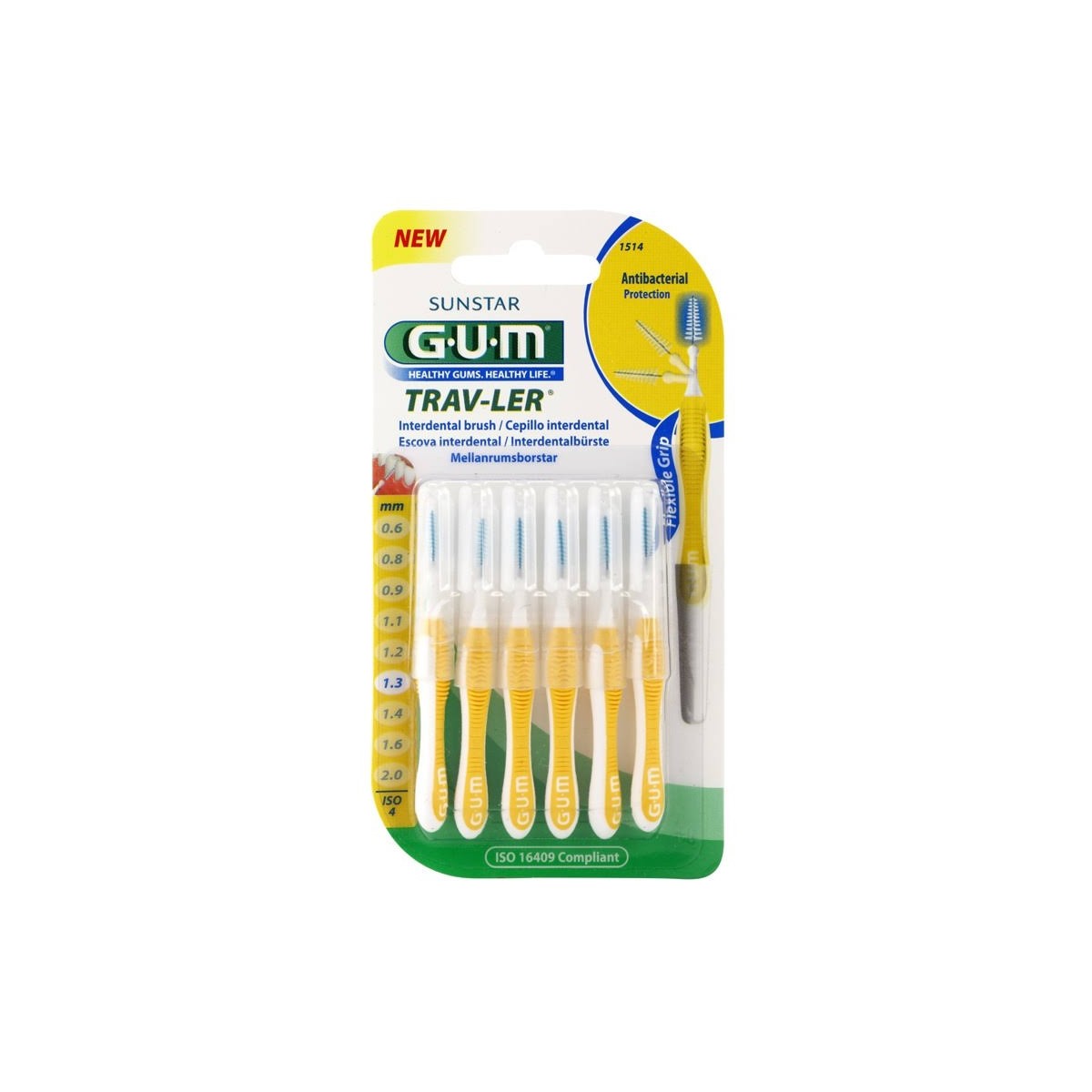 gum cepillo interdental trav ler 13 mm