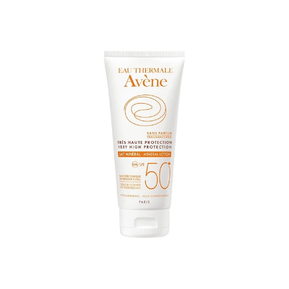 avene solar spf50 leche pantalla fisica 100 ml
