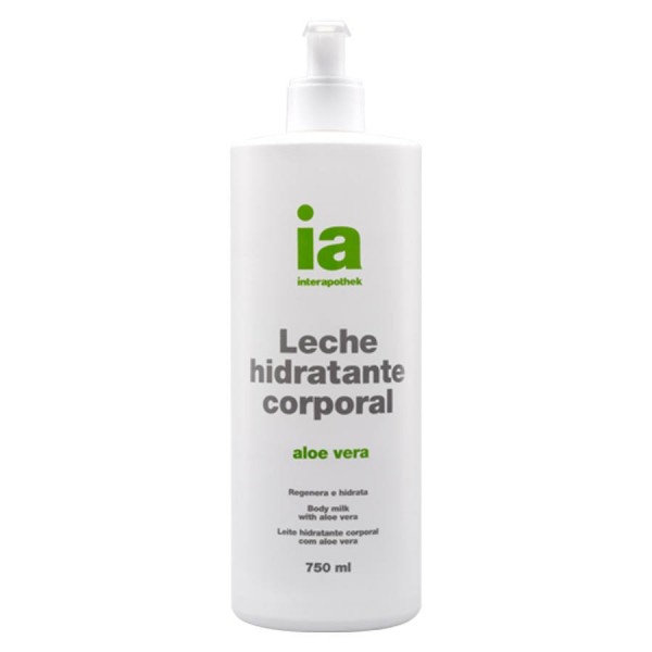 interapothek leche hidratante corporal aloe vera 750 ml