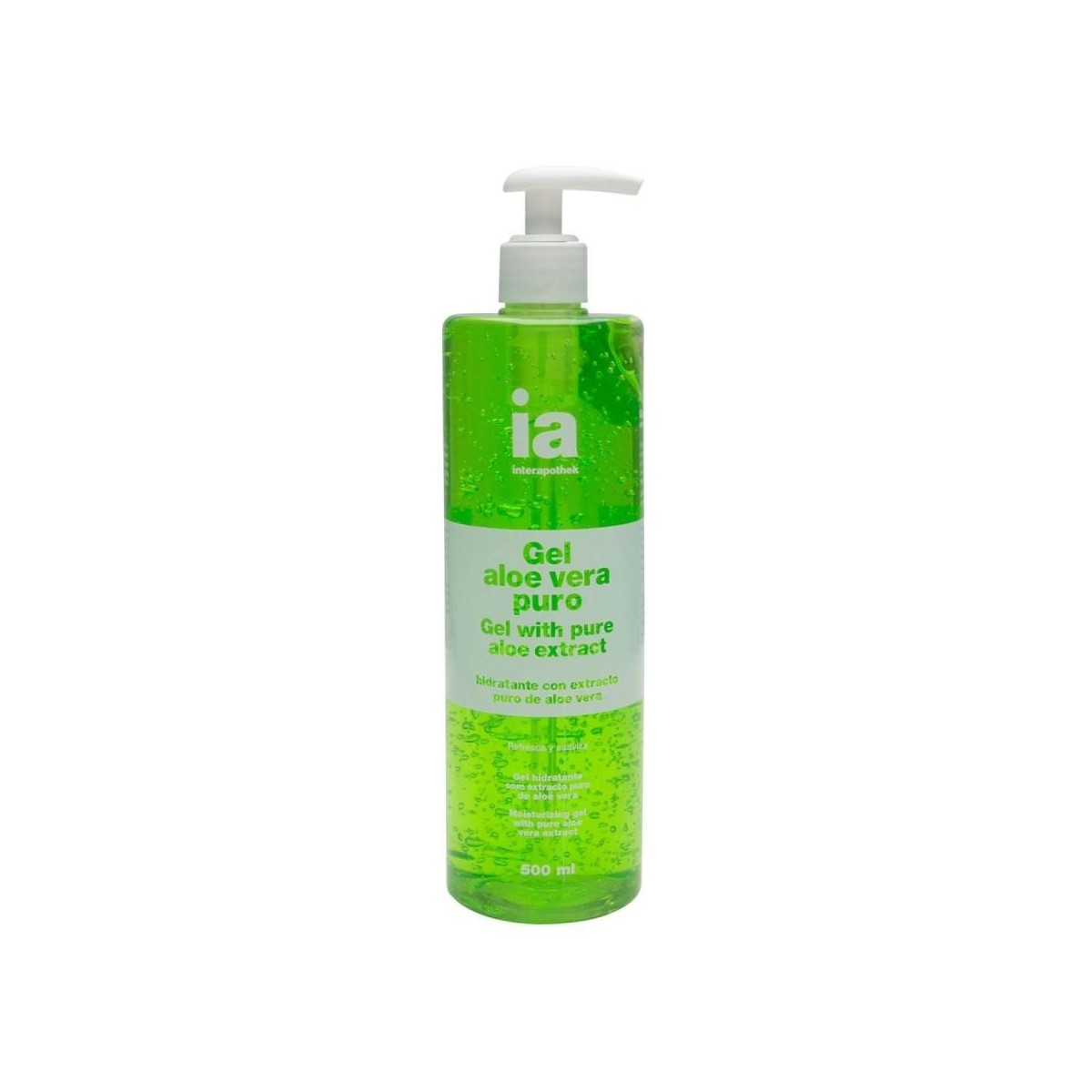 interapothek gel hidratante aloe vera puro 500 ml