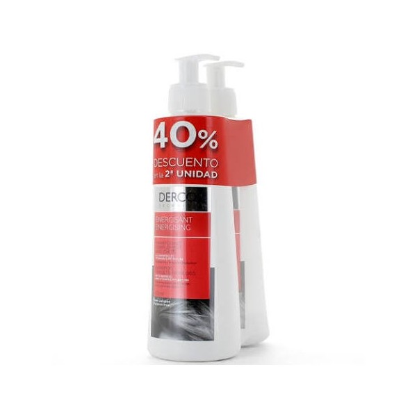 vichy dercos duplo champu anticaida estimulante 200200 ml