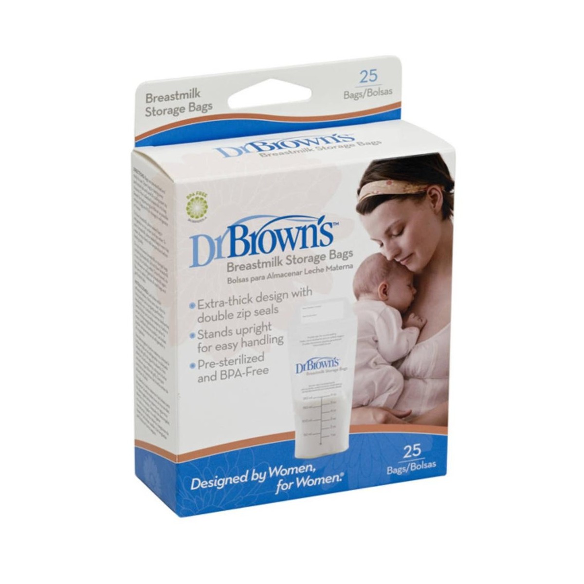 dr browns 25 bolsas almacenamiento leche materna
