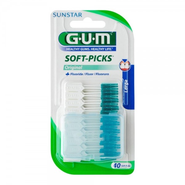 gum soft picks large 40 un