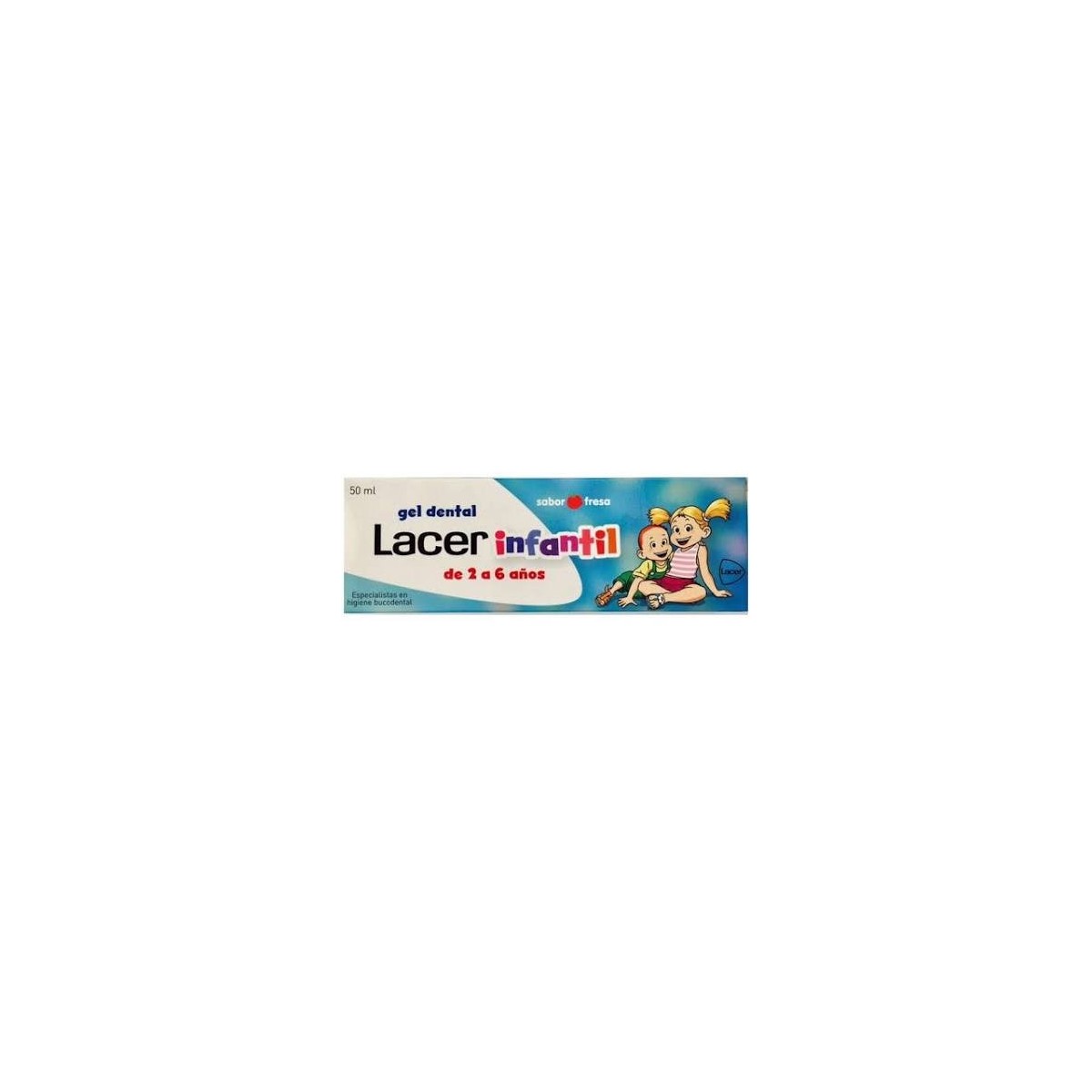 lacer gel dental infantil fresa 50 ml