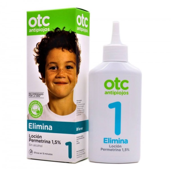 antipiojos otc locion permetrina 15 125ml