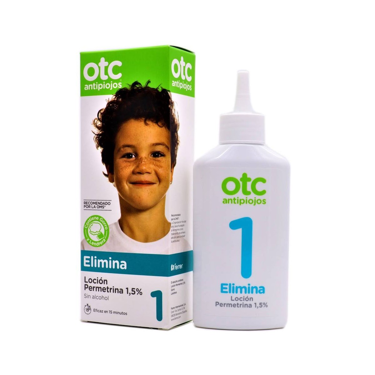 antipiojos otc locion permetrina 15 125ml