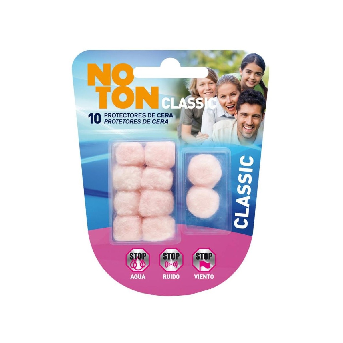 tapones oidos noton classic 10 protectores de cera