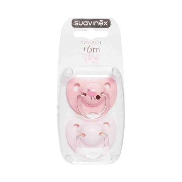 suavinex chupete anatomico latex 12 meses 2 u