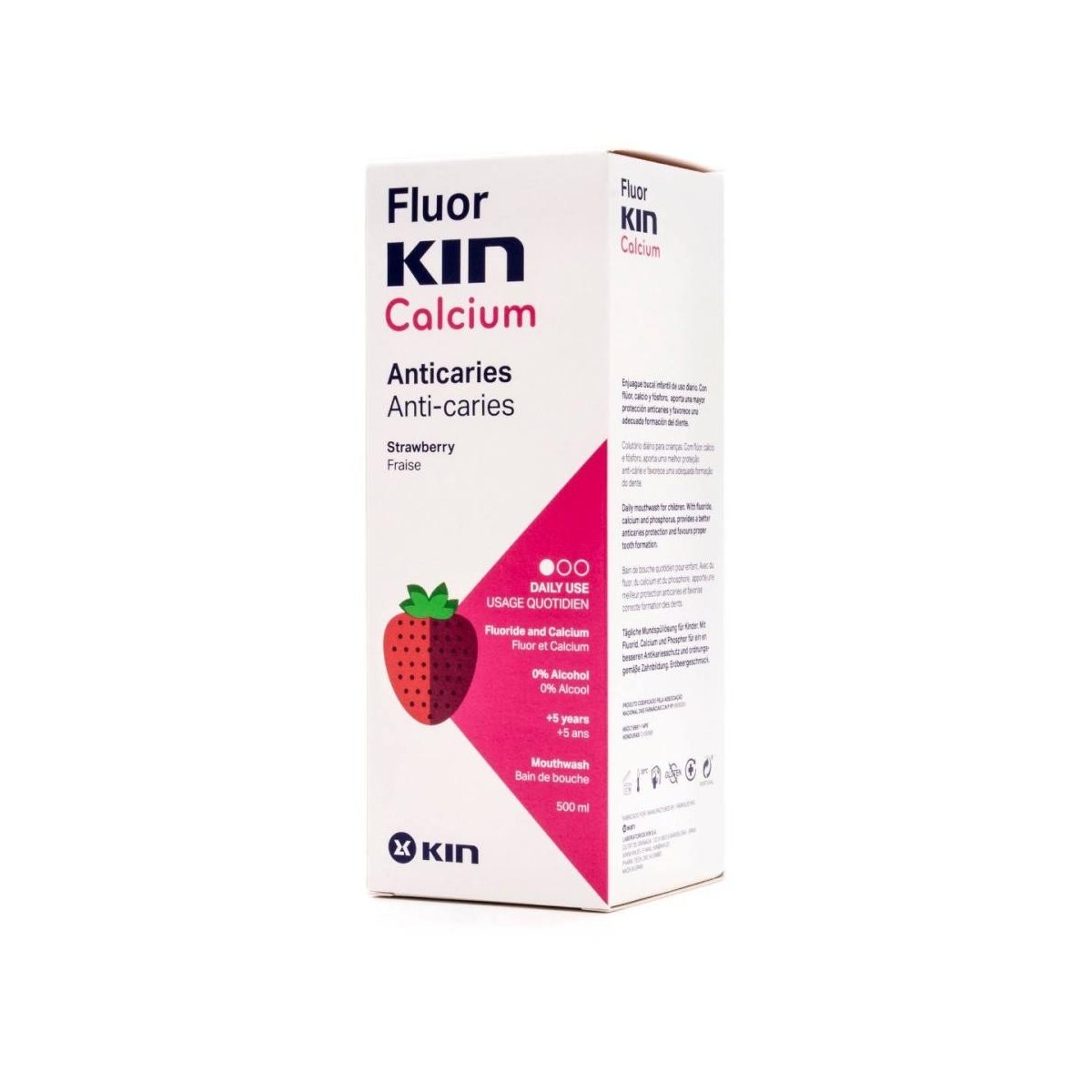 fluor kin calcio enjuague 500 ml