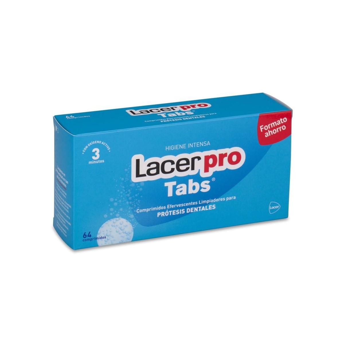 lacer protabs 64 comprimidos