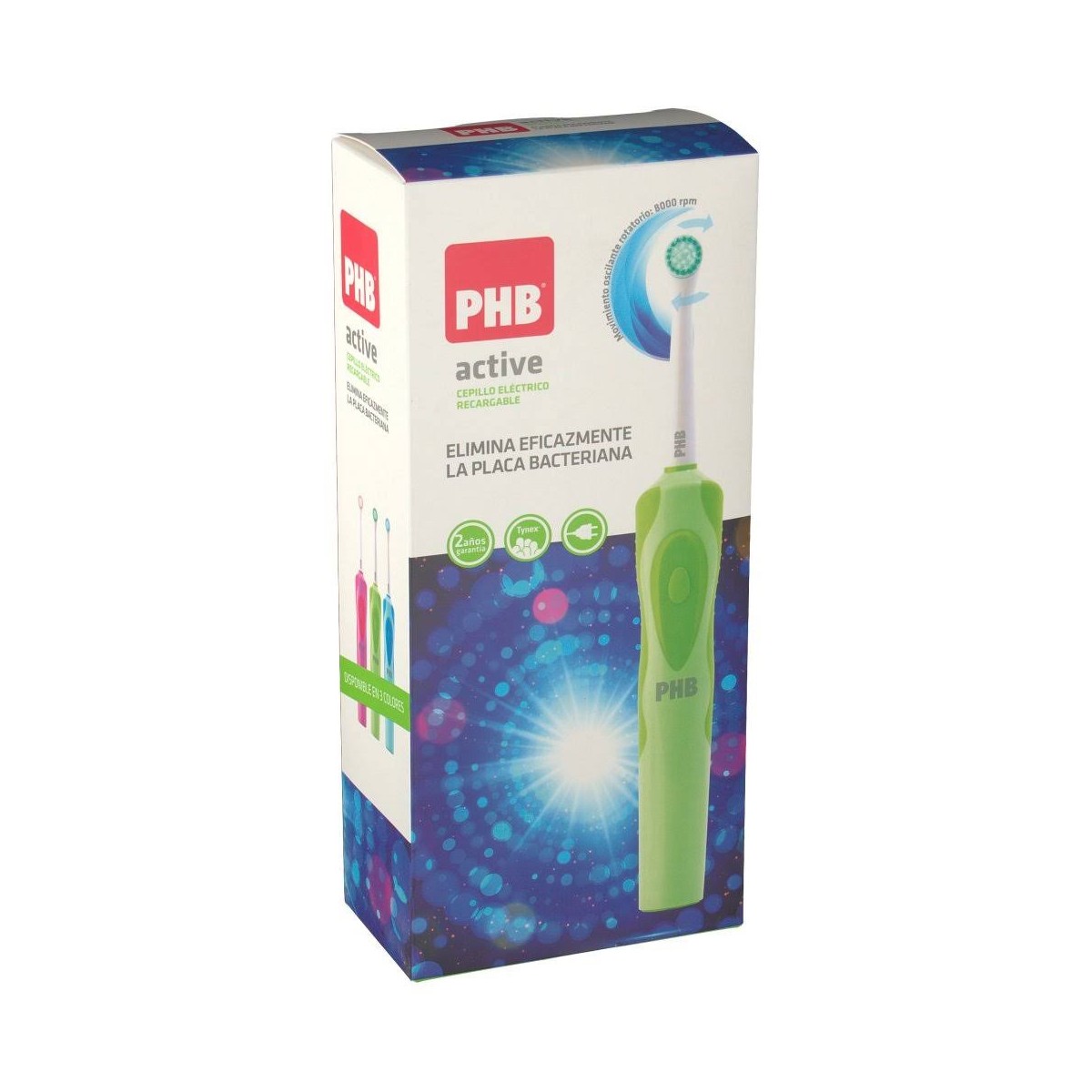 phb cepillo electrico active verde