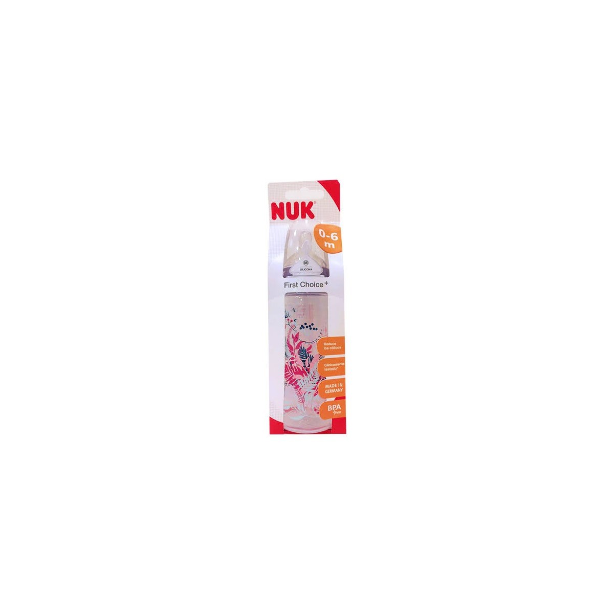nuk biberon silicona first choice 1m 300 ml