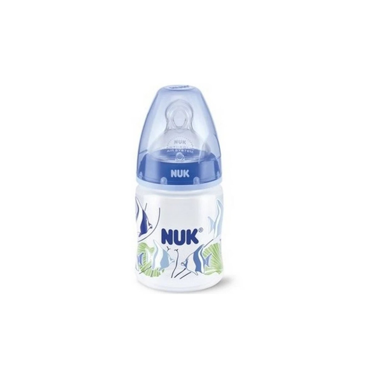 nuk biberon fc control de temperatura pp 0 6 m silicona 150ml