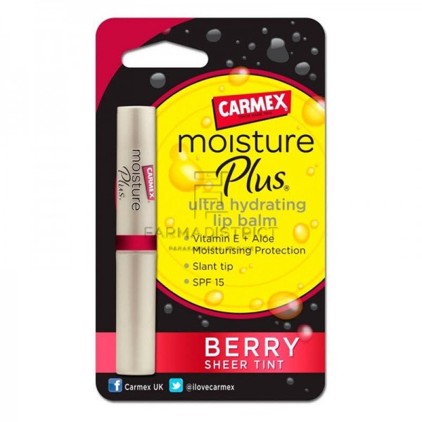 carmex moisture plus berry 2 g