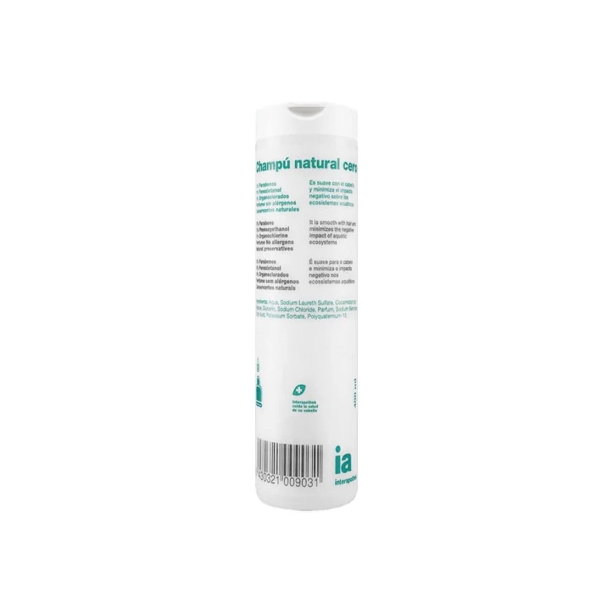 interapothek champu natural cero 400ml