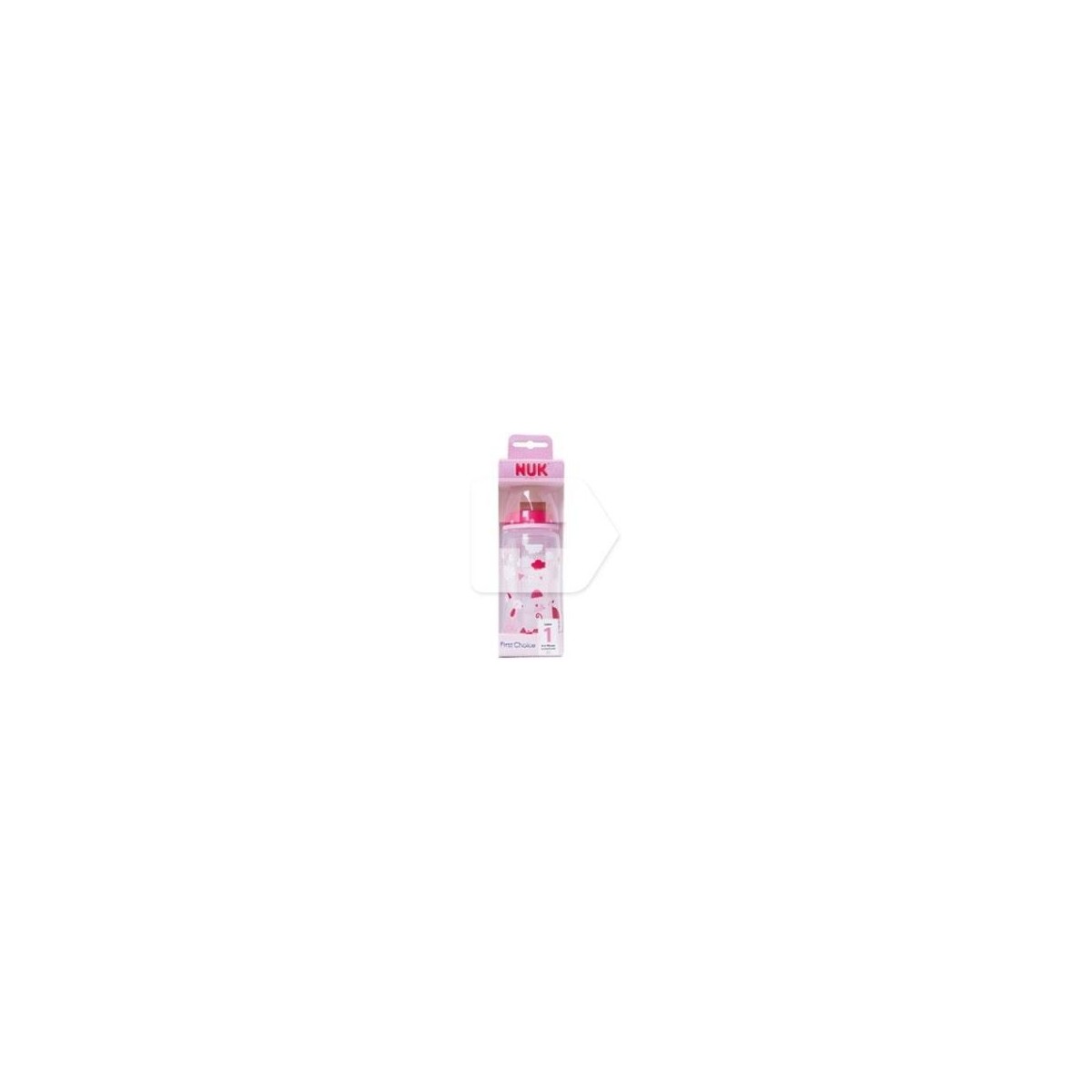 nuk biberon pp fc cotton party 300 ml 1m latex rosa