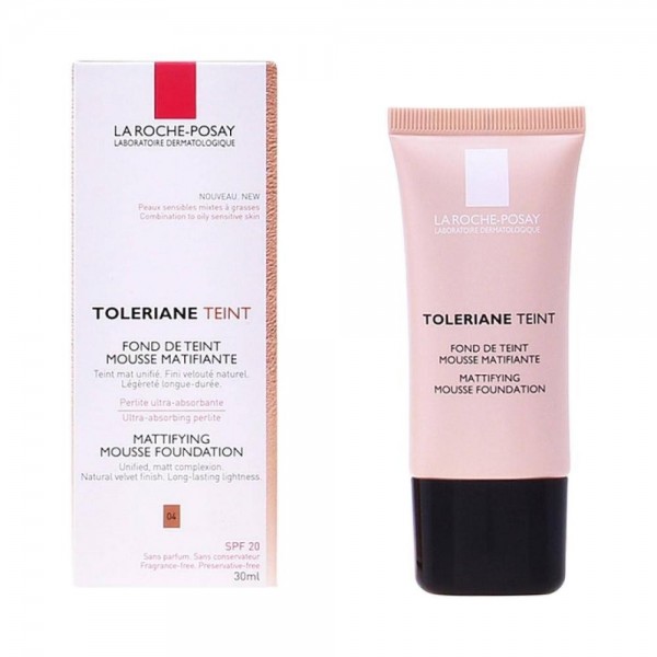 toleriane teint mousse matificante 02 30ml la roche posay