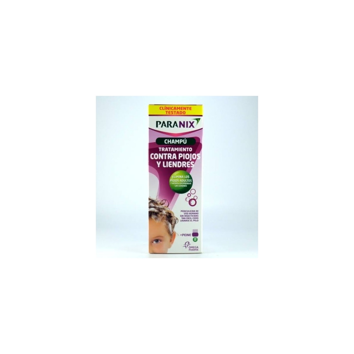 paranix champu 200 ml elimina piojos y liendres