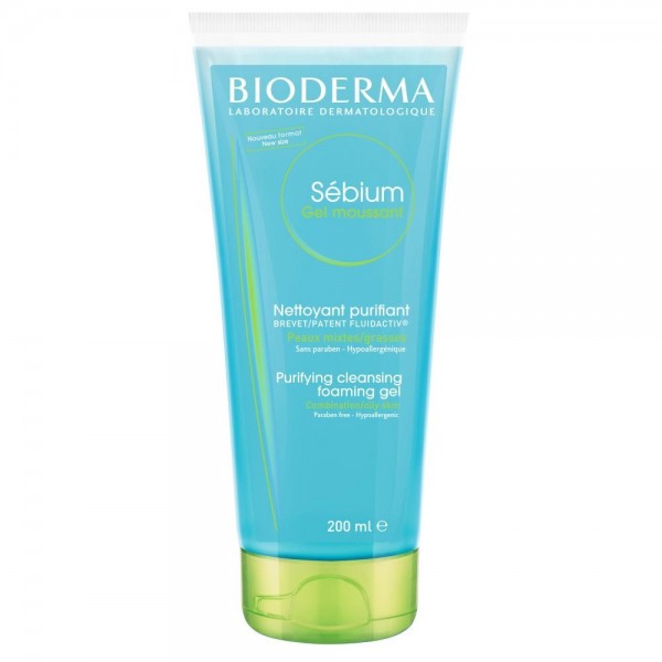 sebium gel moussant bioderma 200 ml