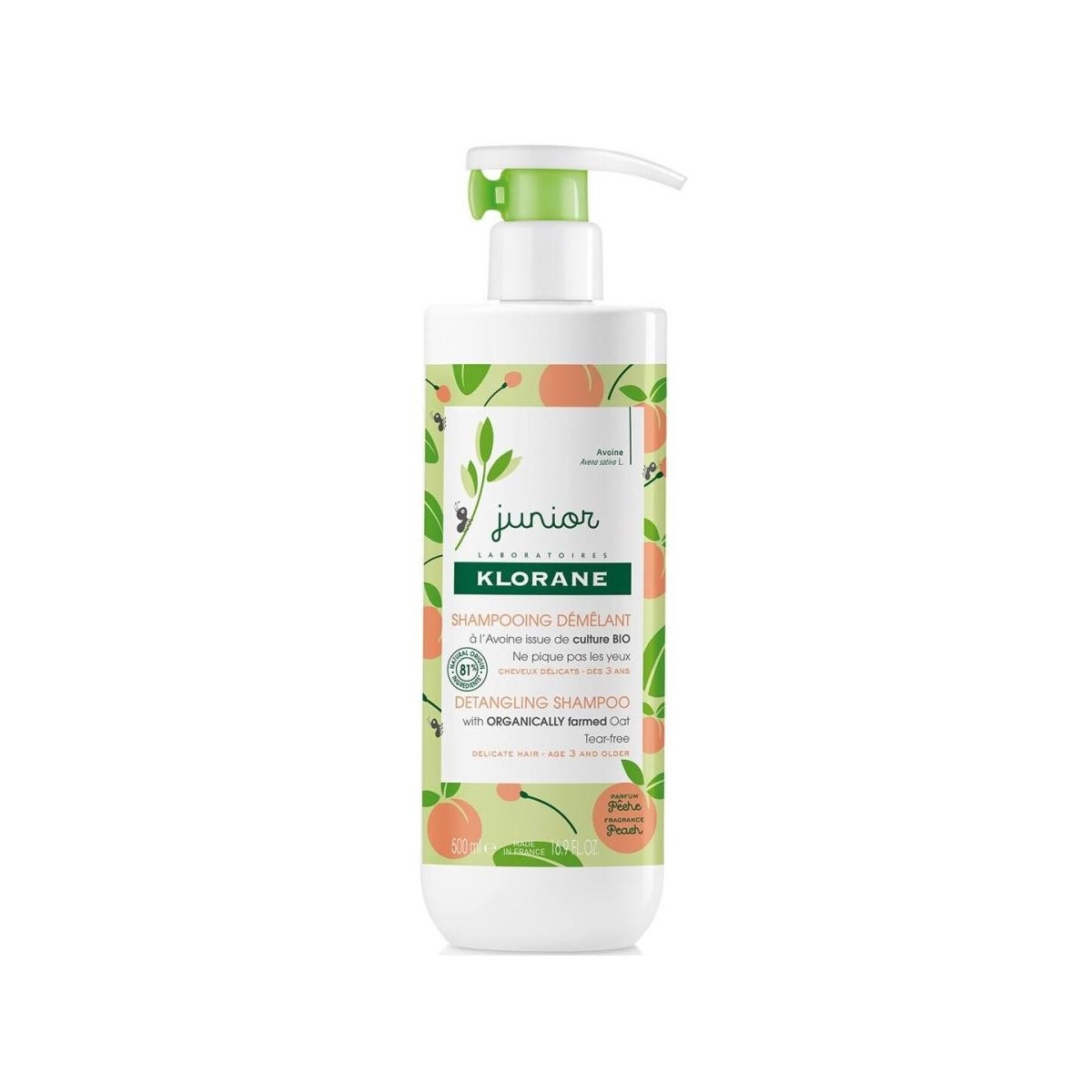 klorane champu desenredante junior 500 ml