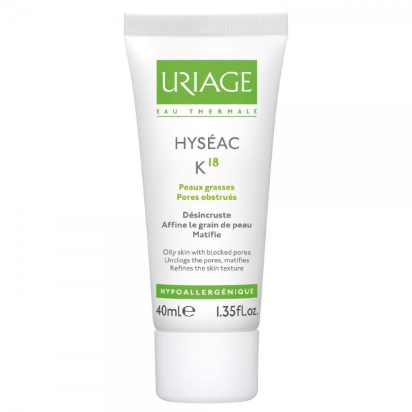 uriage hyseac k18 40 ml