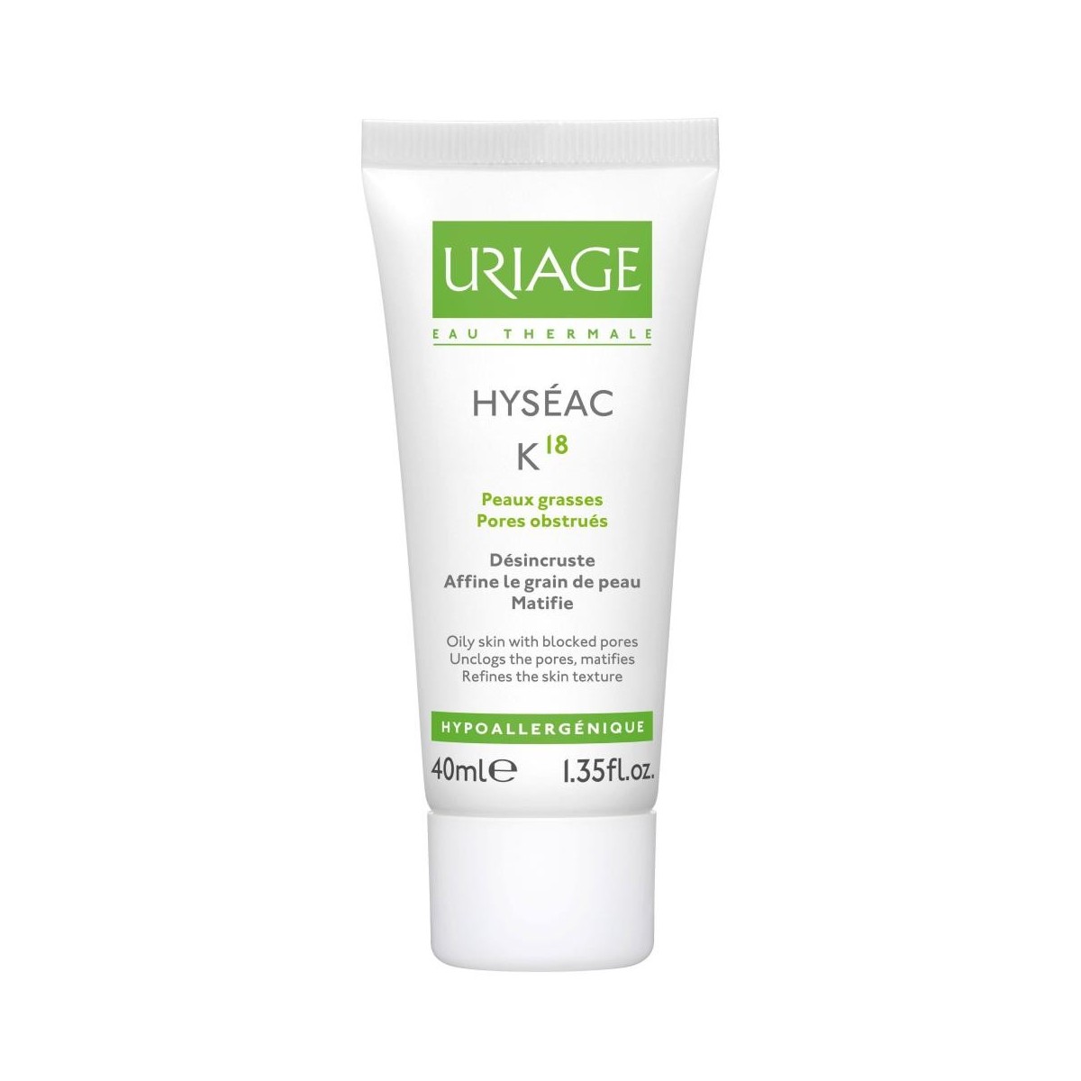 uriage hyseac k18 40 ml