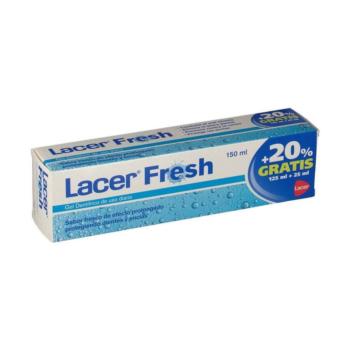 lacer fresh gel dentifrico 125ml