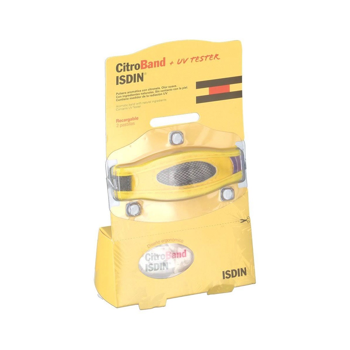 isdin citroband uv tester pulsera 2 recargas