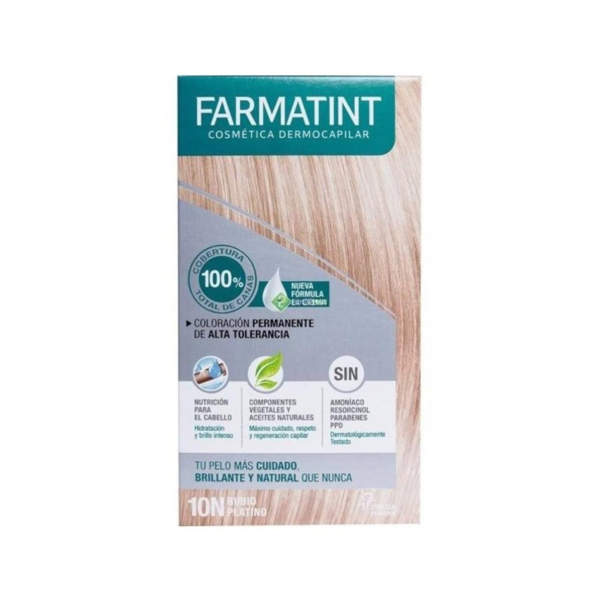 farmatint 10n rubio platino 155 ml