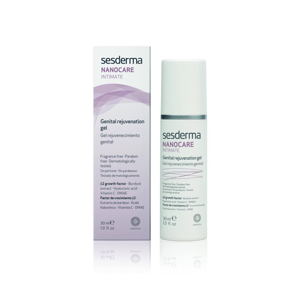 nanocare intimate gel rejuvenecimiento genital sesderma 30 ml