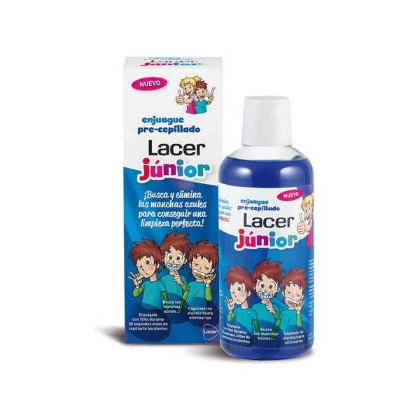 lacer junior enjuague pre cepillado 500 ml