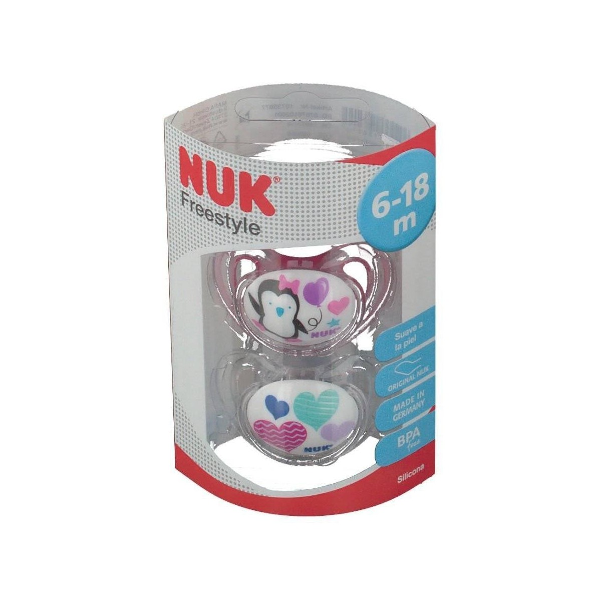 nuk freestyle chupete silicona
