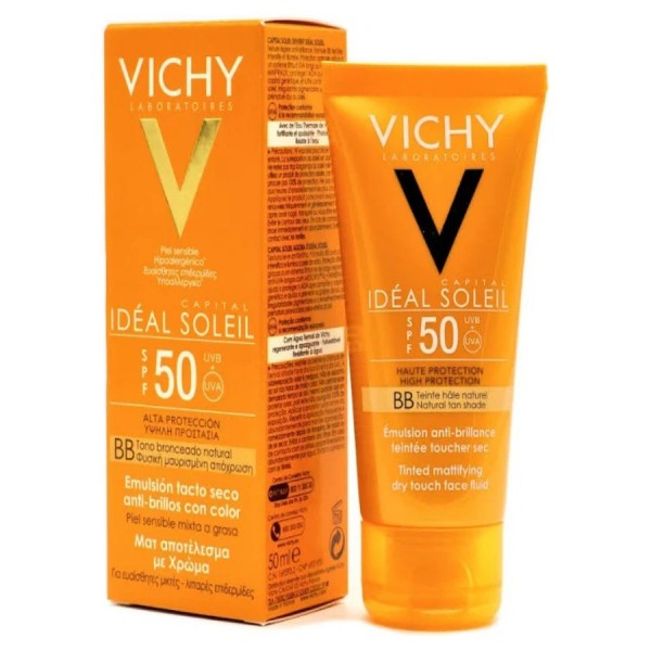 vichy capital soleil bb cream tacto seco spf50 50ml