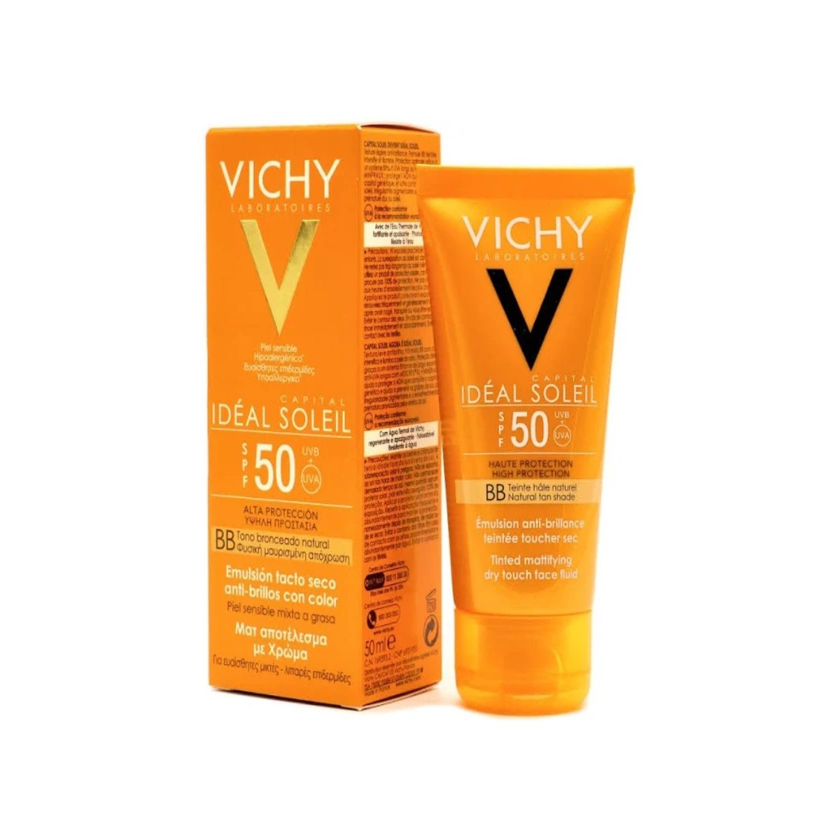 vichy capital soleil bb cream tacto seco spf50 50ml