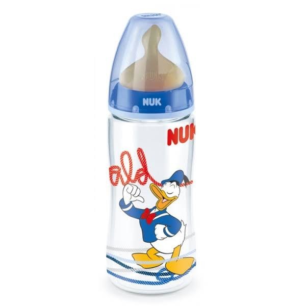 nuk biberon first choice latex 2l donald 6 18m 300ml