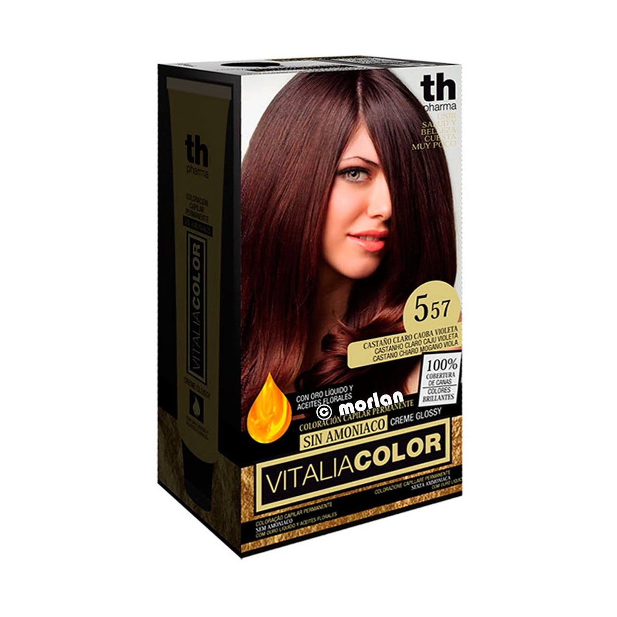 th pharma vitalia color castano claro caoba 557