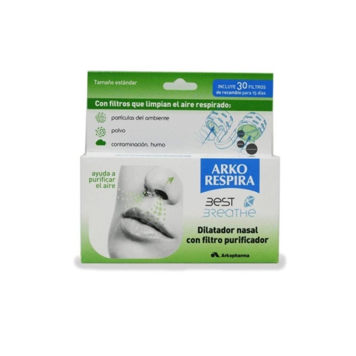 arkorespira dilatador nasal con filtro