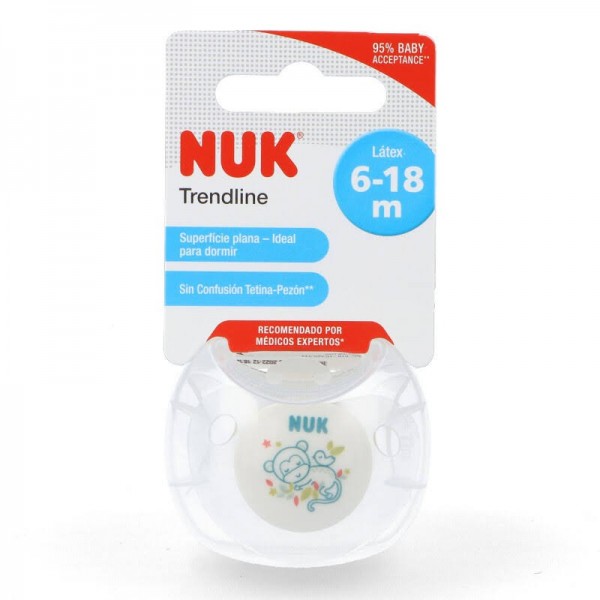 nuk chupete jungle 6 18 latex 1 ud