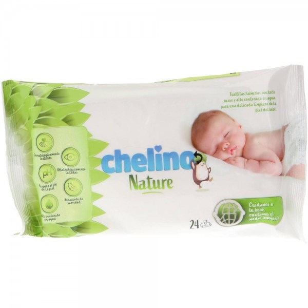 chelino nature toallitas 24 unidades