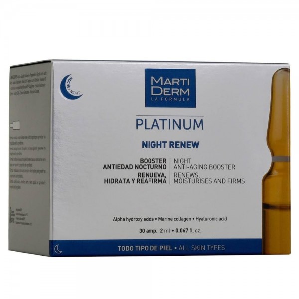 martiderm night renew 30 ampollas