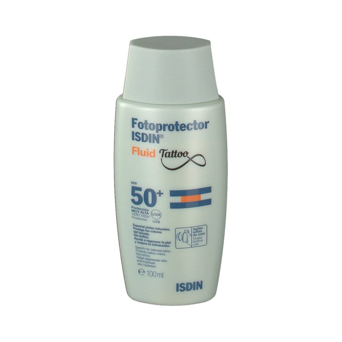 isdin fotoprotector 50 fluid tattoo 100 ml