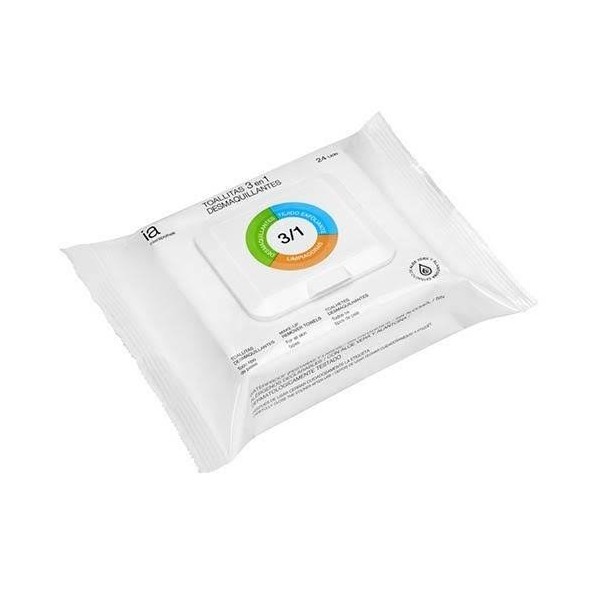 interapothek toallitas desmaquillantes 3 en 1 24 unidades