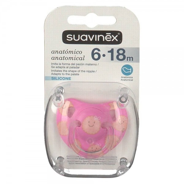 suavinex chupete anatomico silicona 6 18m