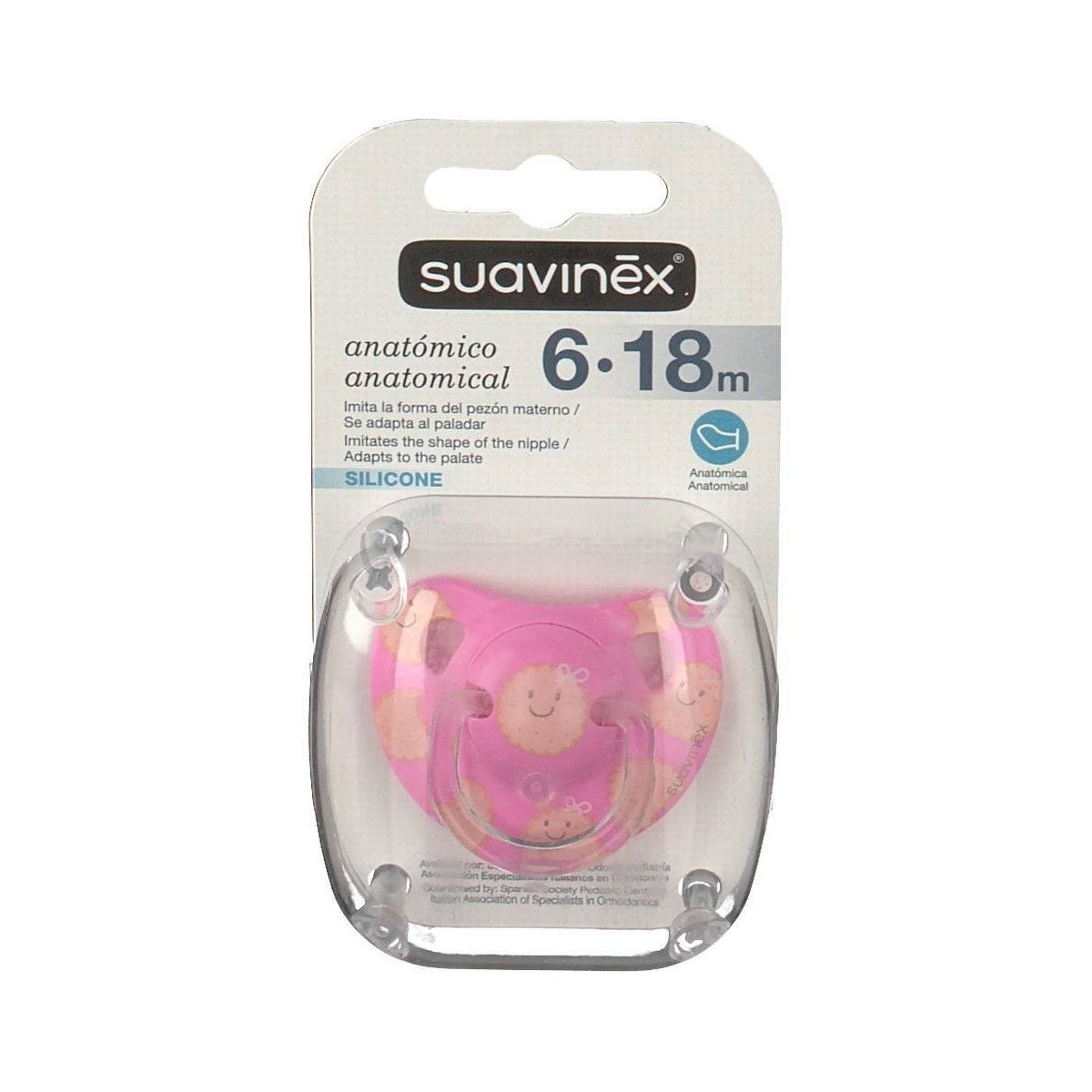 suavinex chupete anatomico silicona 6 18m